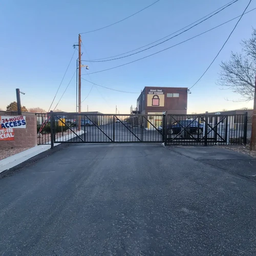 Gate from far